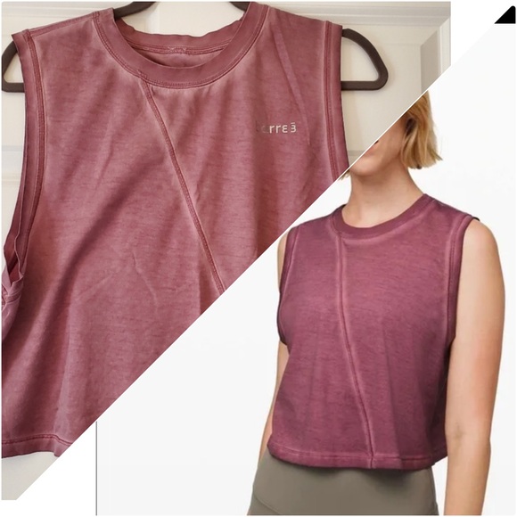 lululemon athletica Tops - Lululemon x Barre3 Broken Beats Tank in Washed Plumful Size 6